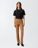 Rhinestone logo T-shirt -  | Pinko