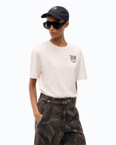 T-shirt with Love Birds jewel detail -  | Pinko