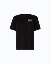 T-Shirt mit Schmuckapplikation Love Birds -  | Pinko