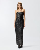 Langes Kleid mit Pailletten -  | Pinko