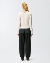 Pullover mit Kragen und Strasssteinen -  | Pinko