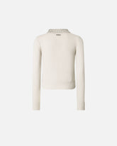 Pullover mit Kragen und Strasssteinen -  | Pinko