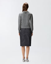 Pullover mit Kragen und Strasssteinen -  | Pinko