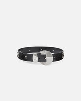 4-cm belt with studs and Love Birds logo -  | Pinko
