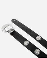 4-cm belt with studs and Love Birds logo -  | Pinko