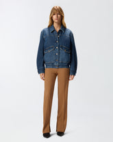 Jacke aus Denim mit Innenfutter -  | Pinko