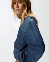 Jacke aus Denim mit Innenfutter -  | Pinko
