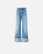 Wide-leg vintage denim jeans -  | Pinko