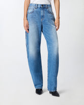 Balloon jeans with workwear details -  | Pinko