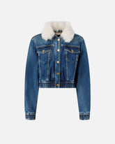 Trucker-Jeansjacke mit weichem Kragen -  | Pinko