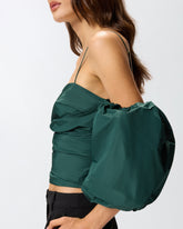 Kurzes Oberteil mit Ballonärmeln -  | Pinko