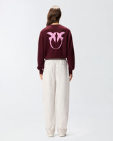 Sweater with Love Birds maxi-logo -  | Pinko