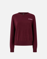 Sweater with Love Birds maxi-logo -  | Pinko