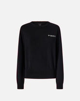 Sweater with Love Birds maxi-logo -  | Pinko