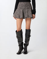 Minirock aus Flanell -  | Pinko