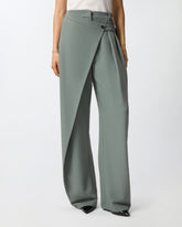Wide-leg wrap trousers -  | Pinko