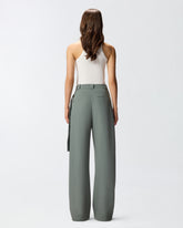 Wide-leg wrap trousers -  | Pinko