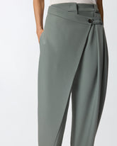 Wide-leg wrap trousers -  | Pinko