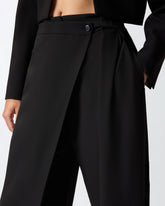 Wide-leg wrap trousers -  | Pinko