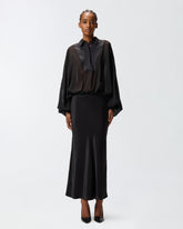 Chiffon blouse bodysuit -  | Pinko