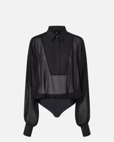 Chiffon blouse bodysuit -  | Pinko