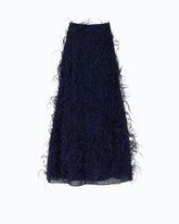 Short dress with feathers -  | Pinko