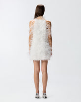 Short dress with feathers -  | Pinko