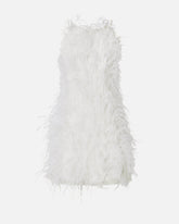 Short dress with feathers -  | Pinko