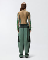 Sheer sweater with sequins and feathers -  | Pinko