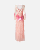 Dress with sequins and feathers -  | Pinko