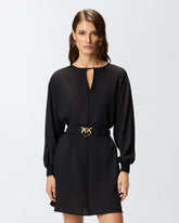 Short technical crepe dress -  | Pinko