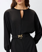 Short technical crepe dress -  | Pinko