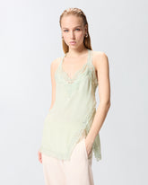 Slip-Top mit Spitze -  | Pinko
