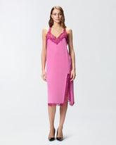 Silk and lace lingerie dress -  | Pinko