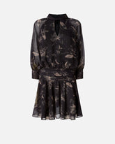 Short floral-print coupé fil dress -  | Pinko