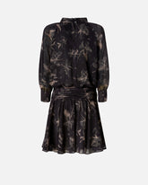 Short floral-print coupé fil dress -  | Pinko