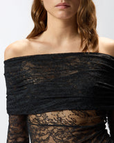 Body-Pullover aus Spitze mit Patchwork-Effekt -  | Pinko