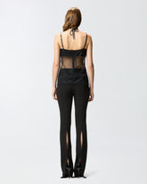 Top aus Spitze mit Patchwork-Effekt -  | Pinko