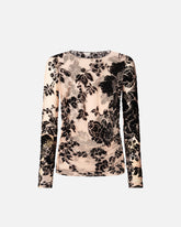 Transparenter Pullover mit Flockprint -  | Pinko