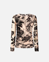 Transparenter Pullover mit Flockprint -  | Pinko