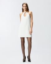 Mini dress with bejewelled detail -  | Pinko
