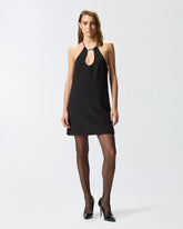 Mini dress with bejewelled detail -  | Pinko