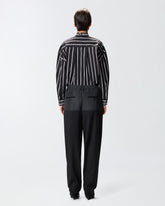 Striped shirt with shiny laces -  | Pinko