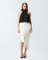 Asymmetrical midi skirt -  | Pinko