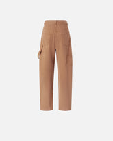 Denim balloon trousers with workwear details -  | Pinko