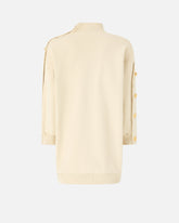 Buttoned fleece maxi-sweater -  | Pinko