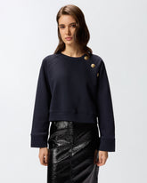 Sweatshirt mit Knöpfen -  | Pinko