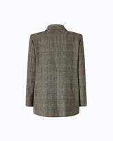 Double-breasted check jacket -  | Pinko