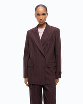 Double-breasted check jacket -  | Pinko