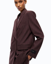 Double-breasted check jacket -  | Pinko
